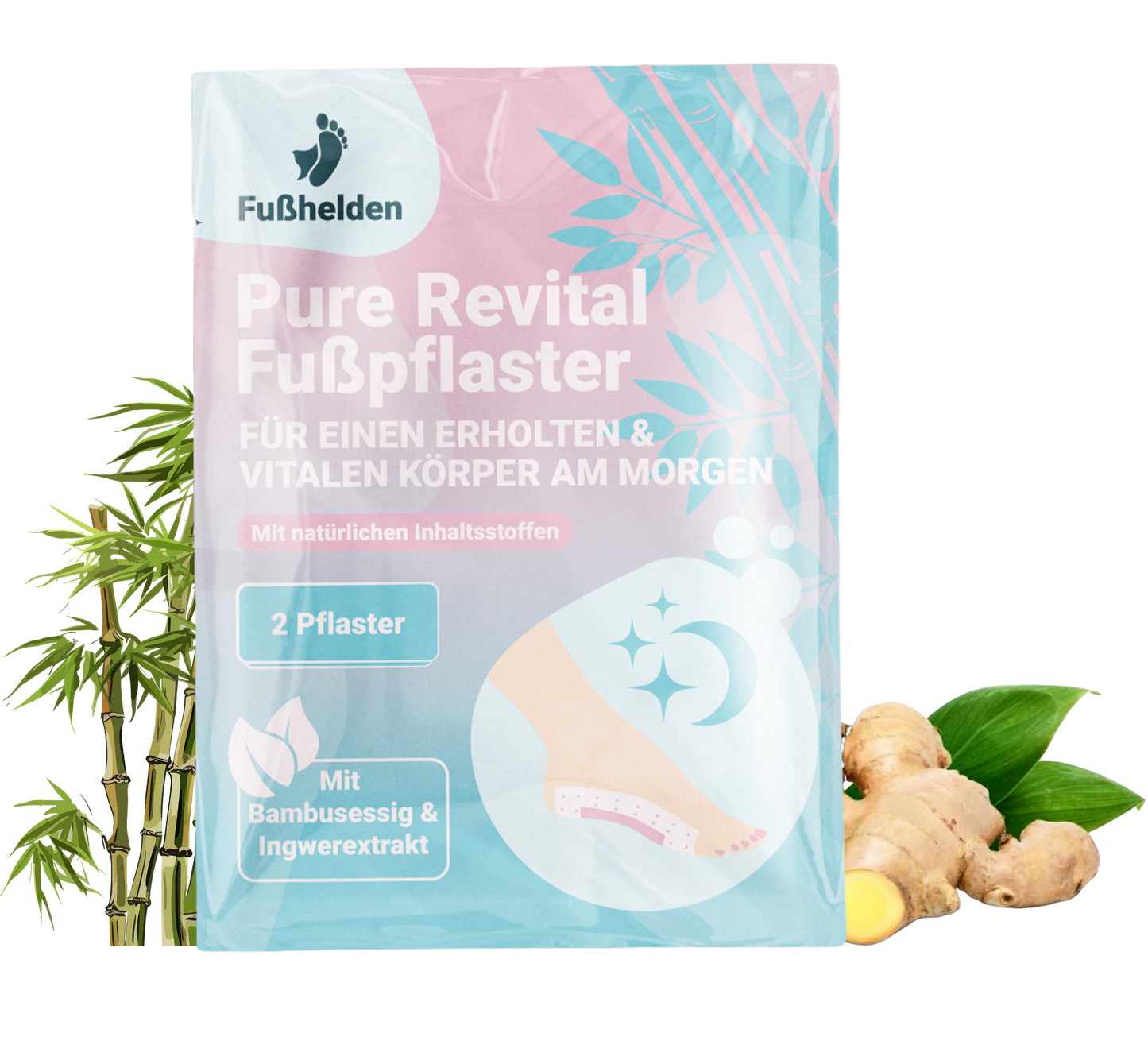 Fußhelden® Pure Revital Fußpflaster