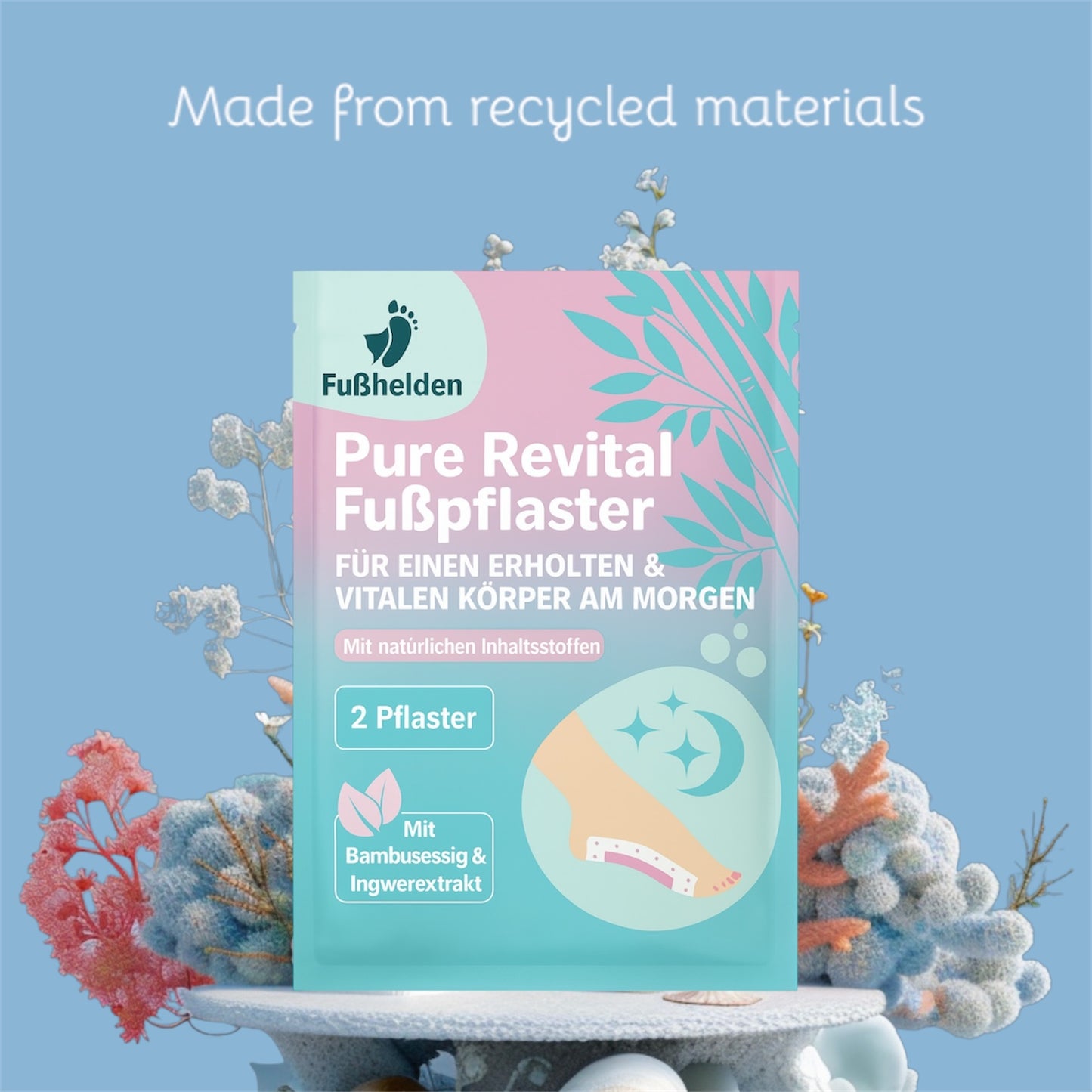 Fußhelden® Pure Revital Fußpflaster