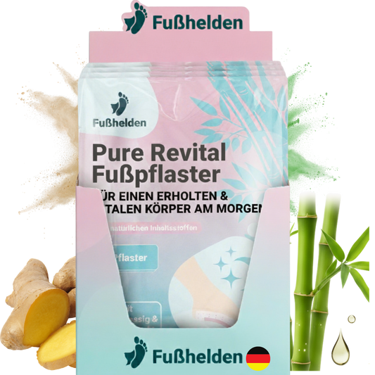 12er Tray á 2 x Fußhelden® Pure Revital Fußpflaster - 24 Pflaster