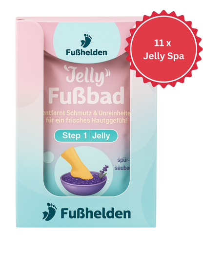 11er Tray Fußhelden® Jelly Spa Lavendel