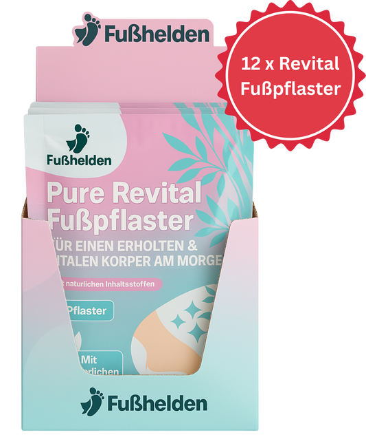 12er Tray Fußhelden® Pure Revital Fußpflaster