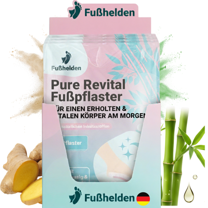 12er Tray á 2 x Fußhelden® Pure Revital Fußpflaster - 24 Pflaster