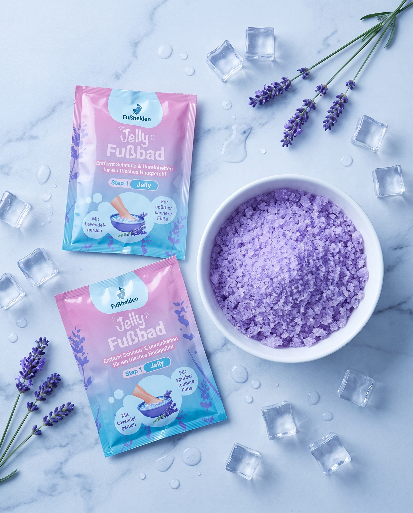 Jelly Fußbad – Kühlendes Fußbad für heiße Tage