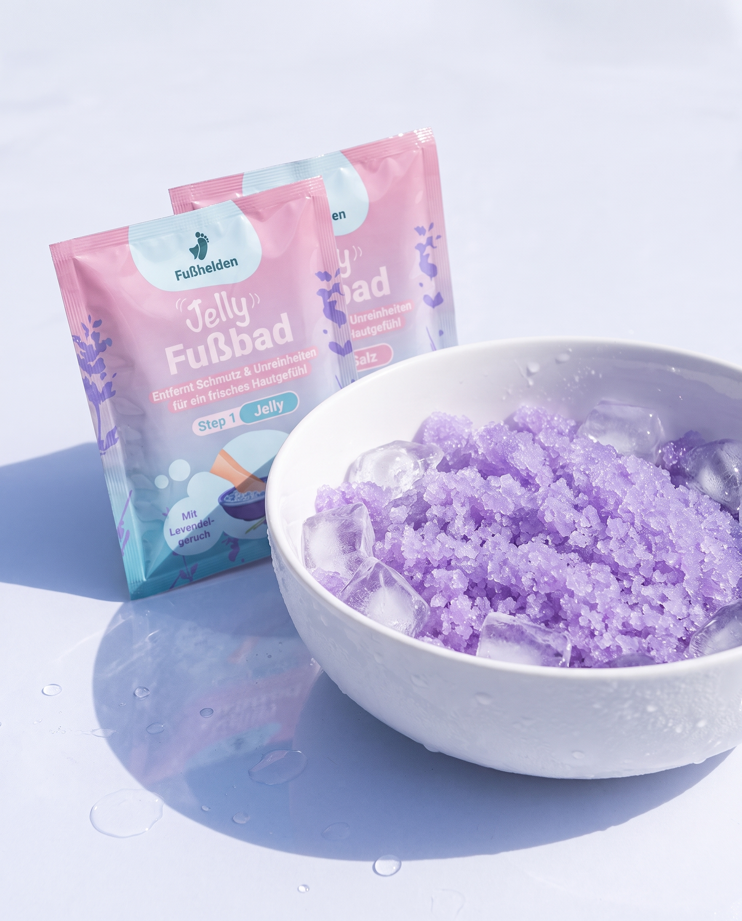 Jelly Fußbad – Kühlendes Fußbad für heiße Tage